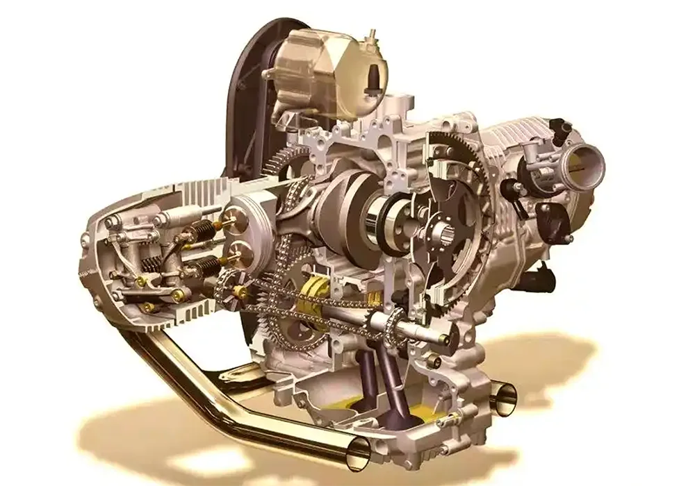 Motorkerékpár -sebességváltó és sebességváltó -váltó rendszer