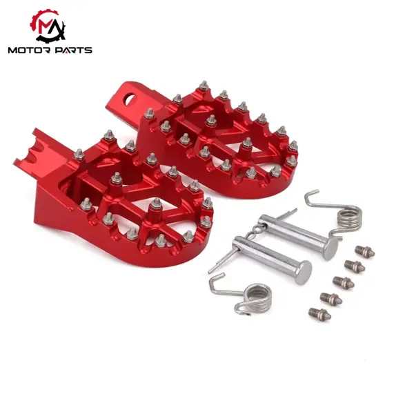 CNC alumínium lábcsapok Sur-Ron Light Bee CRF150F CRF230F Dirt Bike lábtartókhoz
