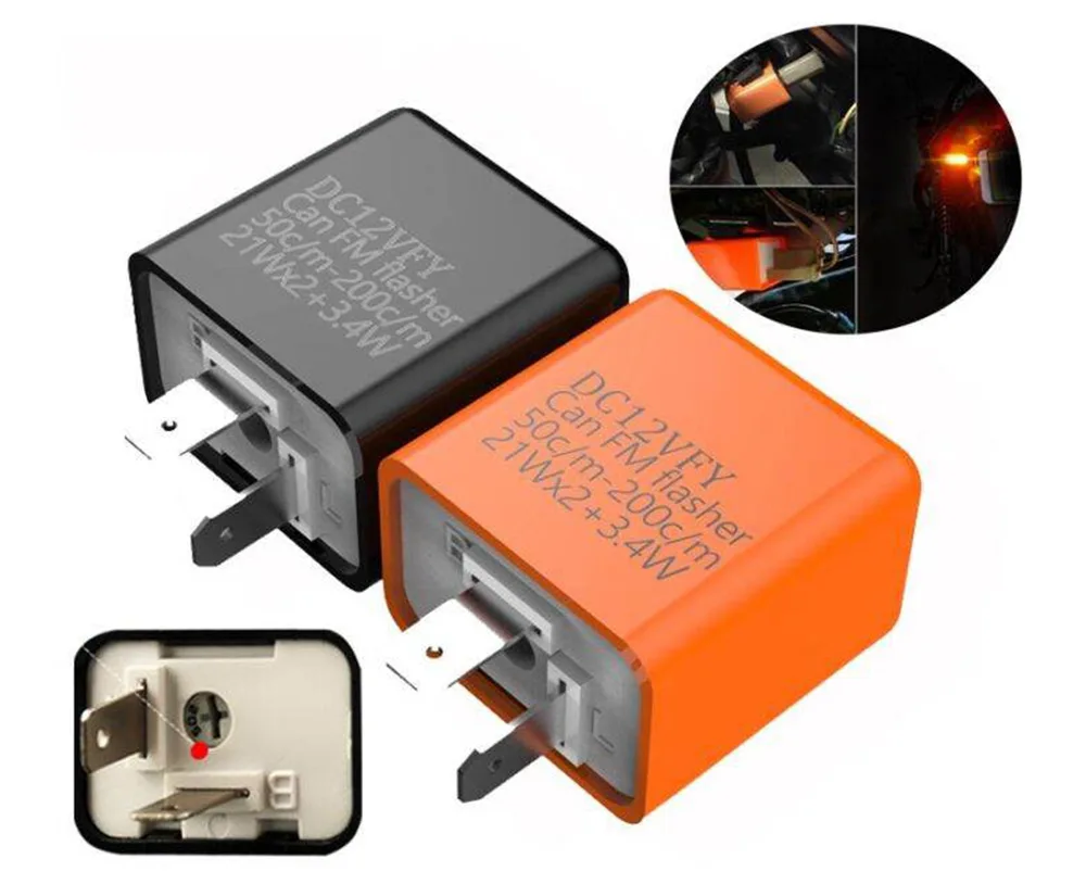 Motorcycle LED Adjustable Turn Signal Flasher