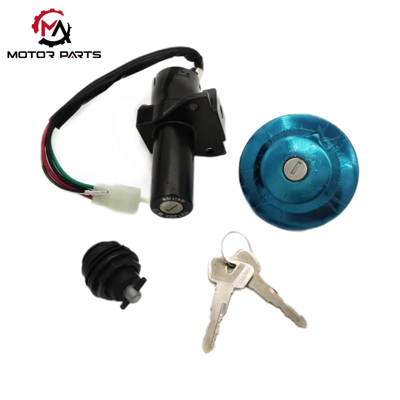 YAMAHA YBR125 TTR125 motorkerékpár gyújtáskapcsoló üzemanyagtartály sapka zár